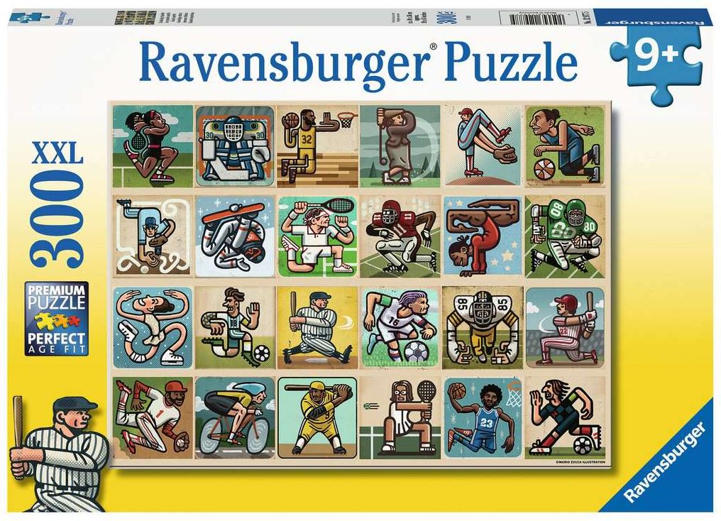 RAVENSBURGER - AWESOME ATHLETES 300PCS - Toyworld Frankston