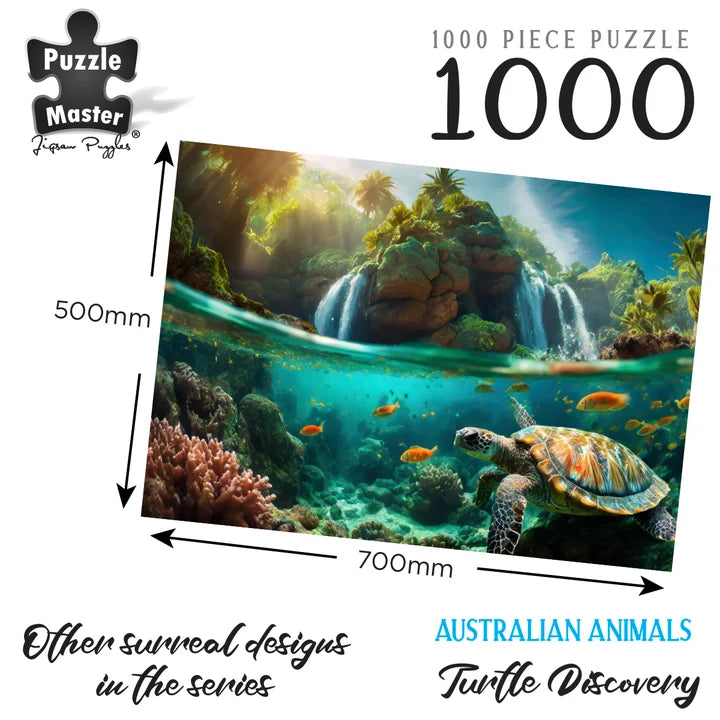 PUZZLE MASTER TURTLE DISCOVERY 1000 PIECE