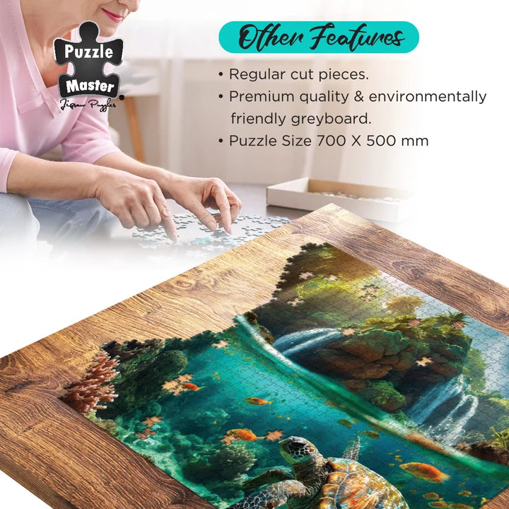 PUZZLE MASTER TURTLE DISCOVERY 1000 PIECE