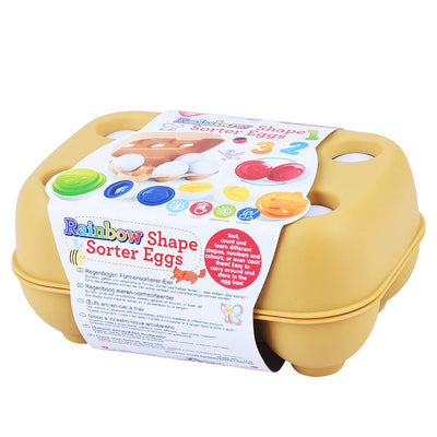PLAYGO RAINBOW SHAPE SORTER EGGS - Toyworld Frankston