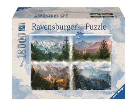 RAVENSBURGER NEUSCHWANSTEIN CASTLE 18000PC PUZZLE - Toyworld Frankston