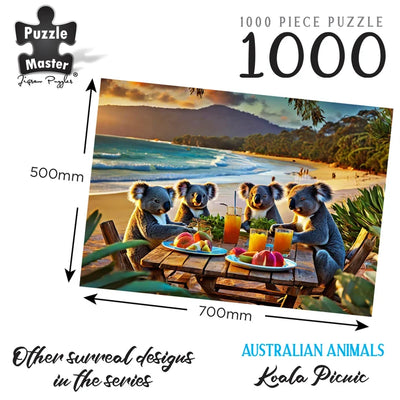 PUZZLE MASTER KOALA PICNIC 1000 PIECE