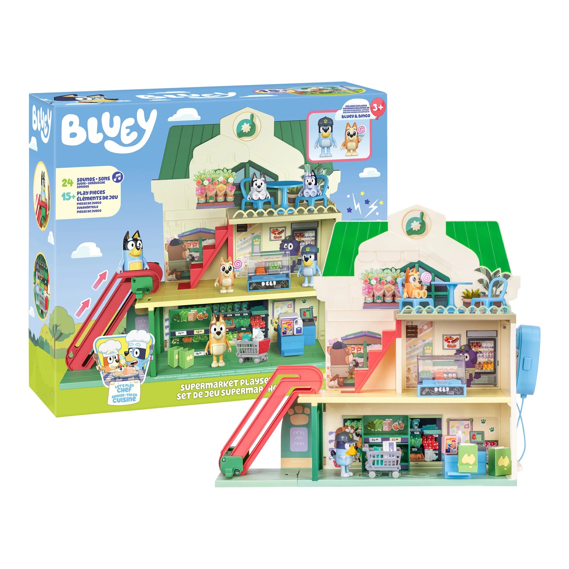 BLUEY - SUPERMARKET PLAYSET