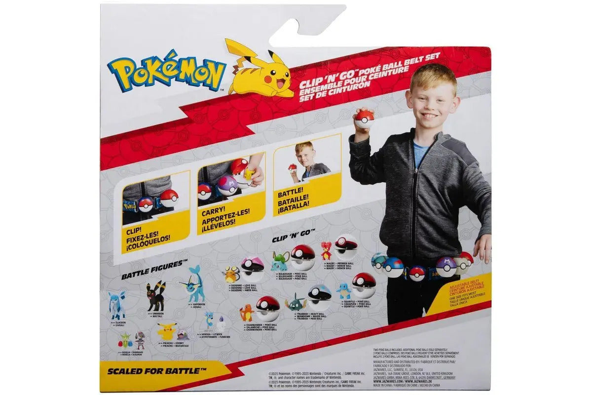 POKEMON - CLIP 'N'GO BELT SET - PIKACHU - Toyworld Frankston