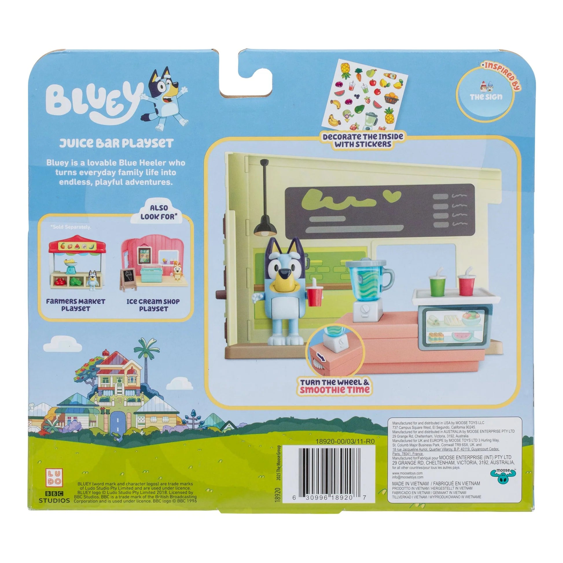 BLUEY- BLUEY JUICE BAR PLAYSET - Toyworld Frankston