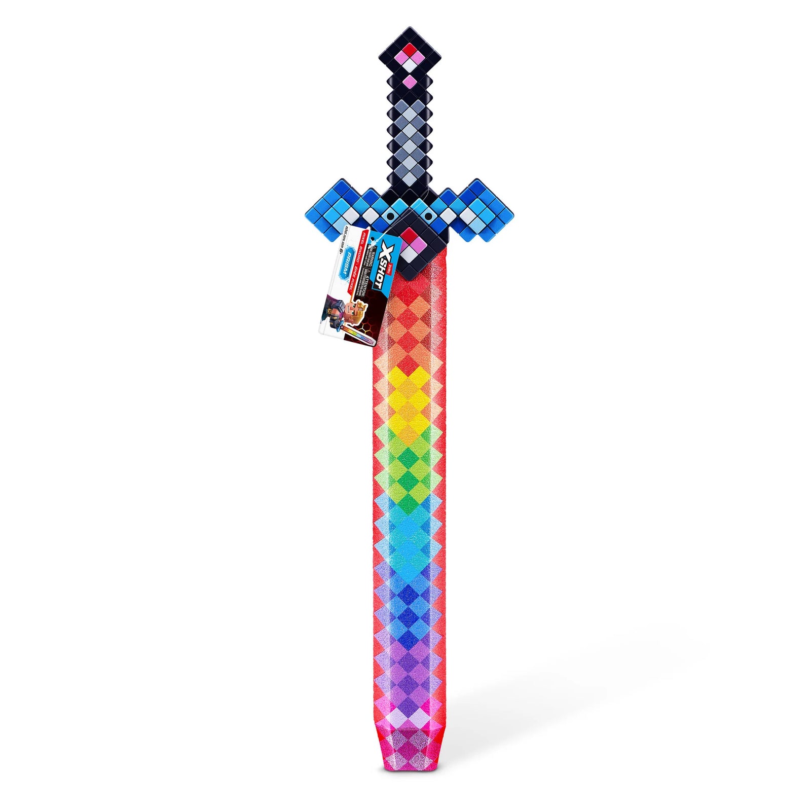 XSHOT FOAM PIXEL SWORD - PRISM - Toyworld Frankston