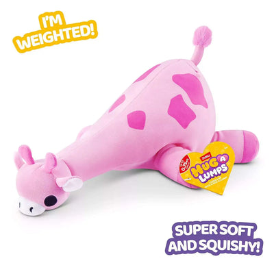 HUG A LUMPS LOVE SERIES 1 - SMALL WEIGHTED PLUSH - FLEUR THE GIRAFFE