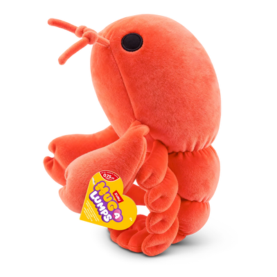 ZURU HUG A LUMPS SERIES 2 SMALL .6KGS - LENNY THE LOBSTER