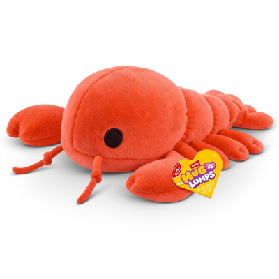 ZURU HUG A LUMPS SERIES 2 SMALL .6KGS - LENNY THE LOBSTER
