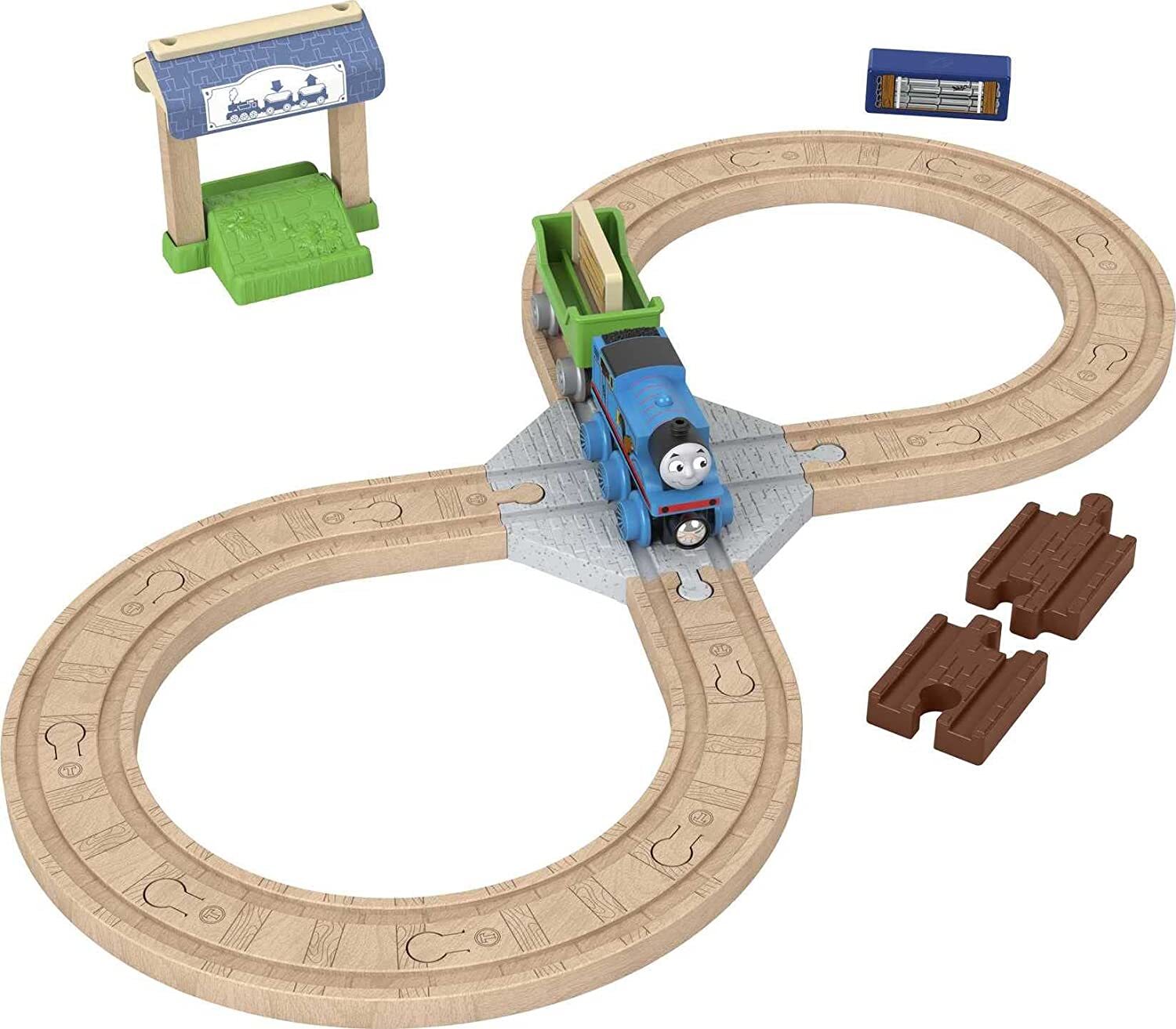THOMAS AND FRIENDS WOODEN RAILWAY - FIGURE 8 TRACK PACK - Toyworld Frankston