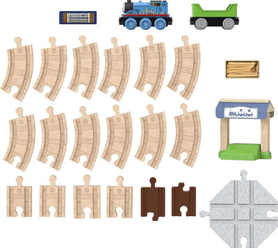THOMAS AND FRIENDS WOODEN RAILWAY - FIGURE 8 TRACK PACK - Toyworld Frankston