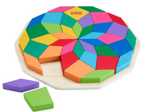 FIHSER-PRICE WOODEN MANDALA PUZZLE - Toyworld Frankston