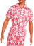 BARBIE FASHIONISTA KEN DOLL 235 BRUNETTE BRAID CORAL JUMPSUIT