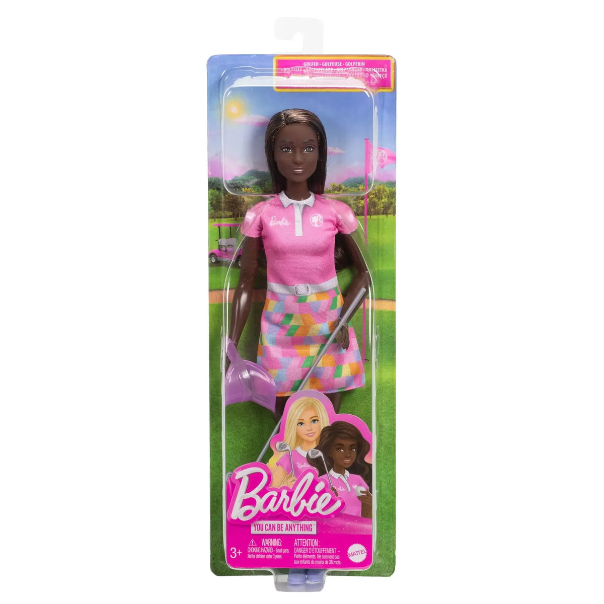 BARBIE YOU CAN BE ANYTHING - GOLFER FASHION DOLL