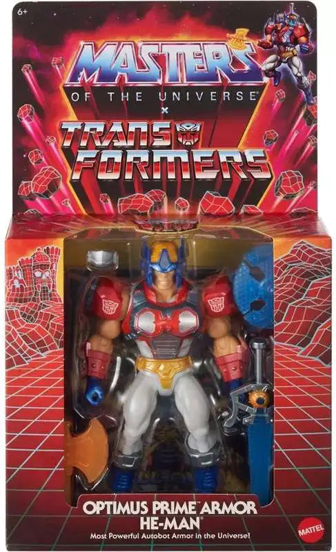 MASTERS OF THE UNIVERSE X TRANSFORMERS - OPTIMUS PRIME - Toyworld Frankston