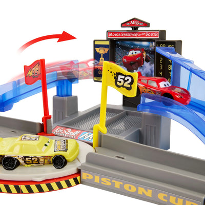 DISNEY PIXAR CARS - PISTON CUP STUNTING SPEEDWAY - Toyworld Frankston