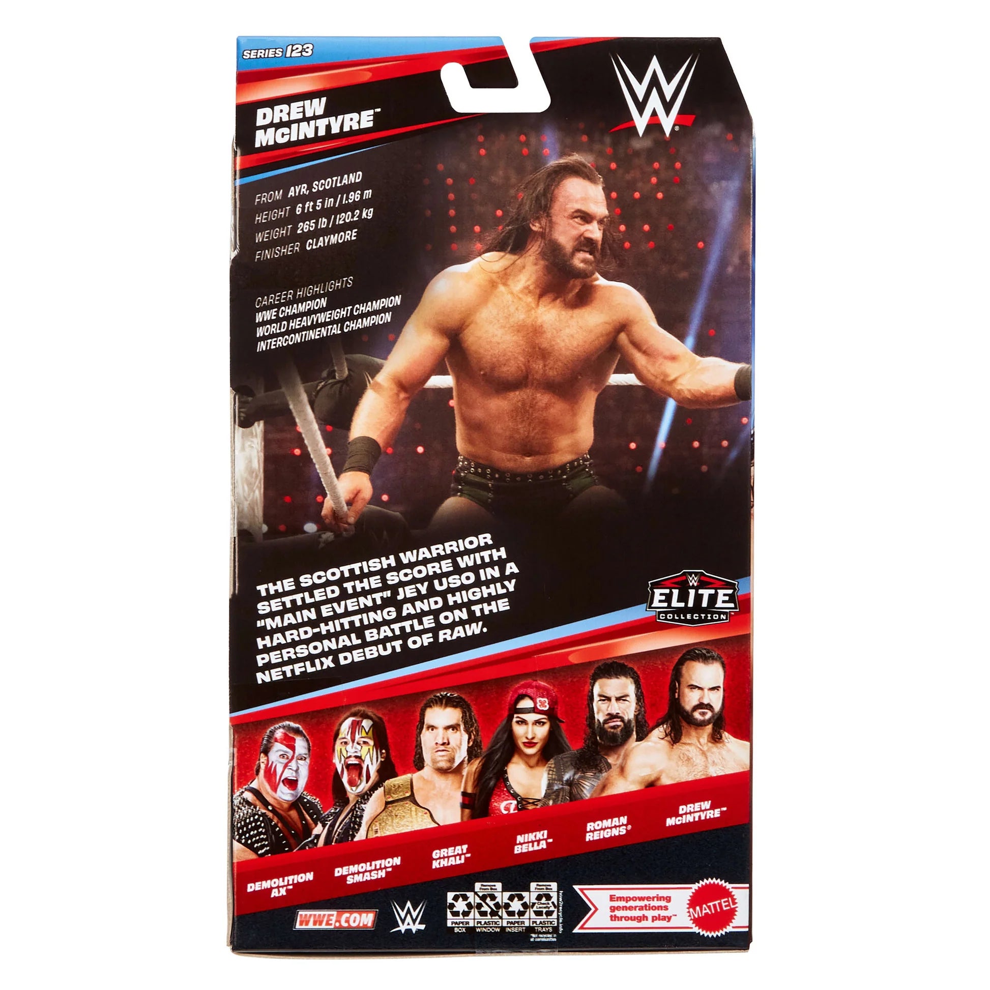 WWE ELITE COLLECTION SERIES 123 - DREW MCINTYRE - Toyworld Frankston