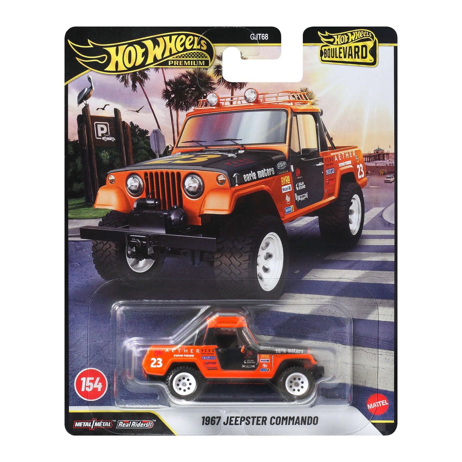 HOT WHEELS PREMIUM BOULEVARD 154 - 1967 JEEPSTER COMMANDO