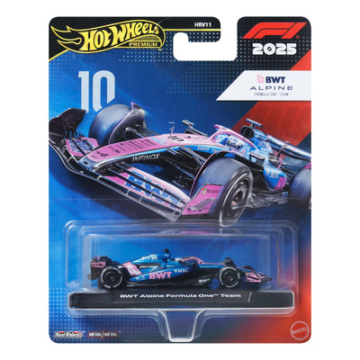HOT WHEELS PREMIUM FORMULA 1 2025 - BWT ALPINE #10