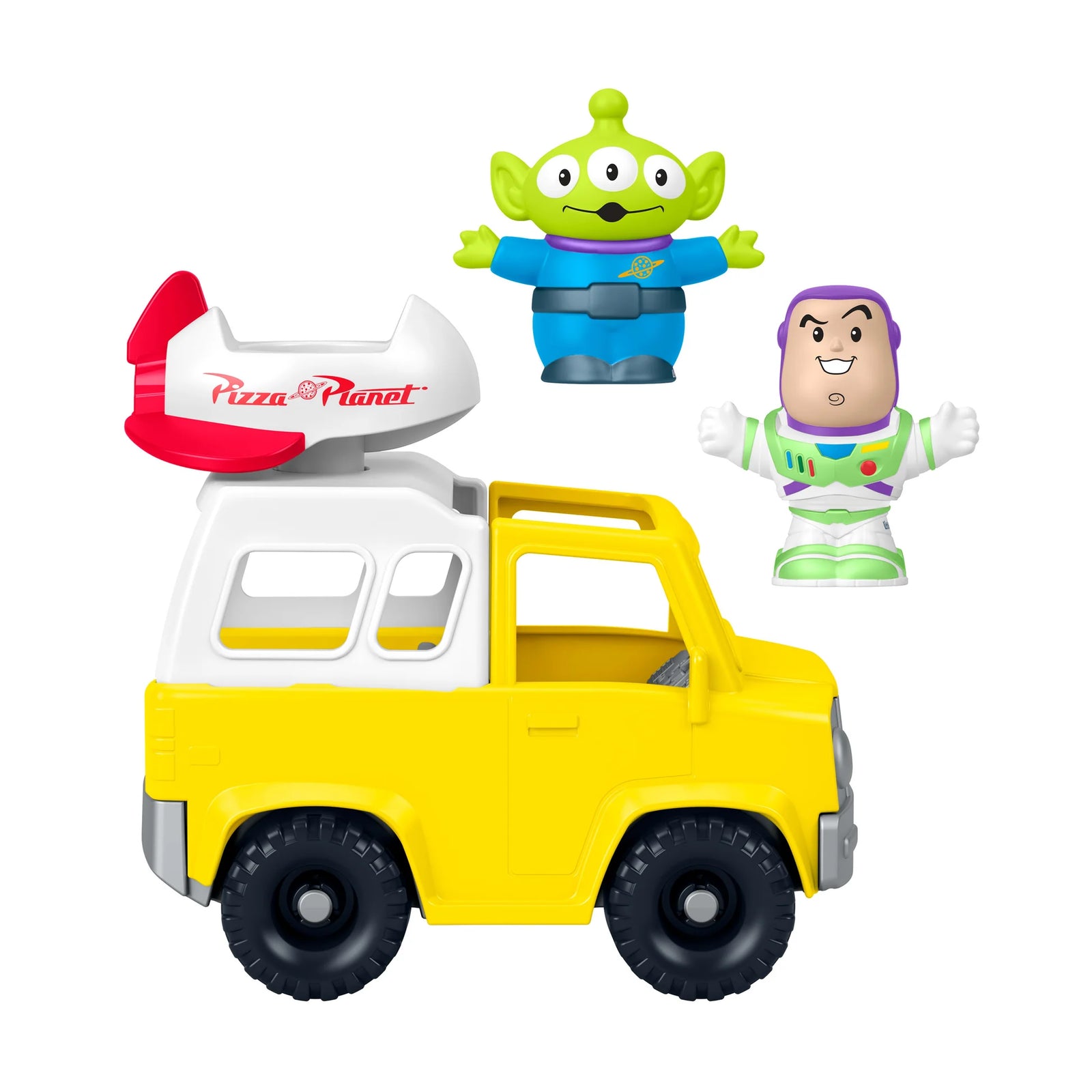 FISHER PRICE LITTLE PEOPLE TOY STORY PIZZA PLANET TRUCK - Toyworld Frankston