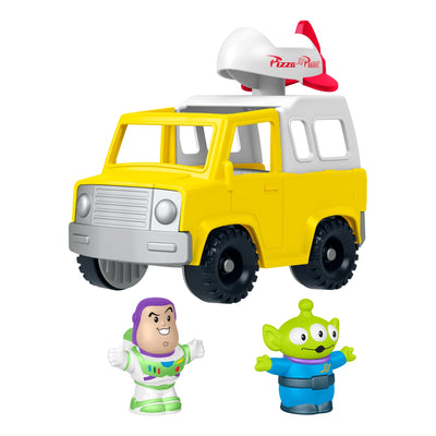 FISHER PRICE LITTLE PEOPLE TOY STORY PIZZA PLANET TRUCK - Toyworld Frankston