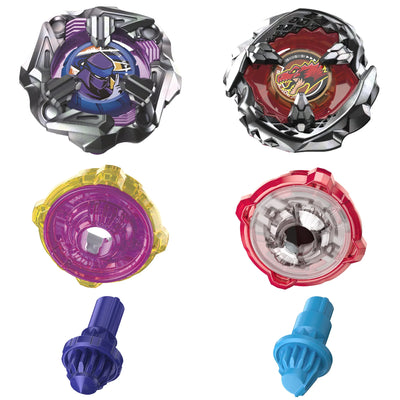 BEYBLADE  X DUAL PACK BEAT TYRANNO 4-70Q - KNIFE SHINOBI 4-80HN