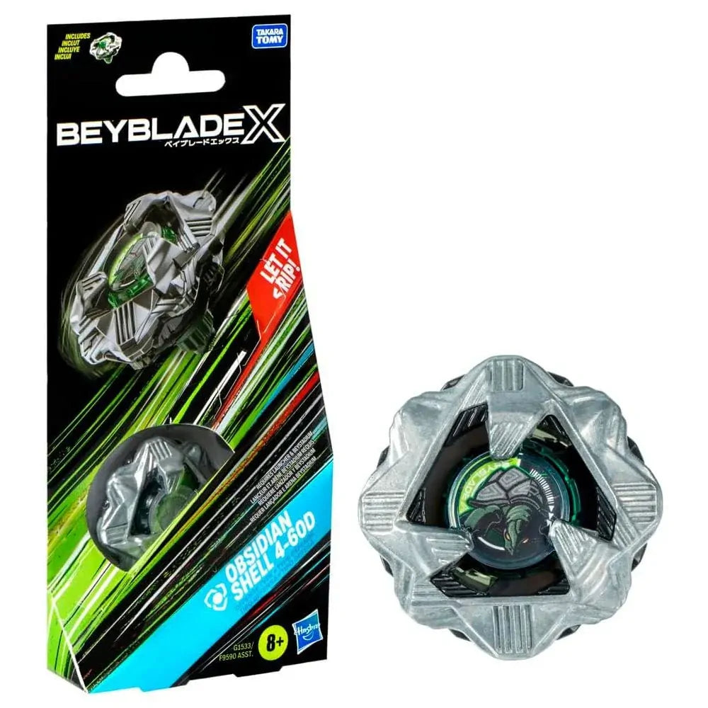 BEYBLADES X BOOSTER SINGLE TOP - OBSIDIAN SHELL 4-60D - Toyworld Frankston