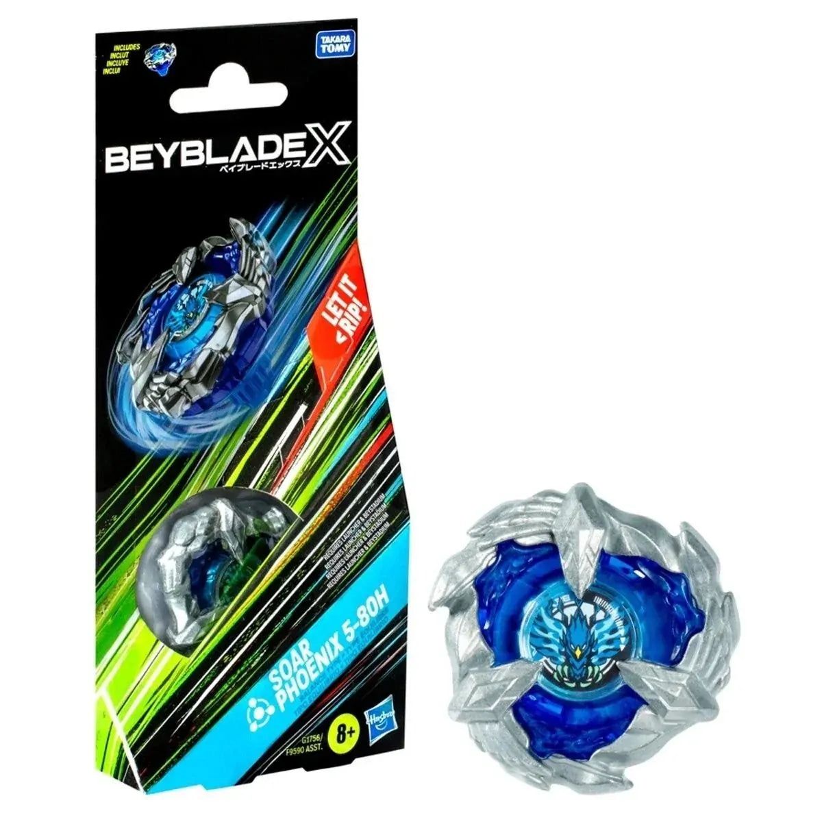 BEYBLADES X BOOSTER SINGLE TOPS - SOAR PHOENIX 5-80H - Toyworld Frankston