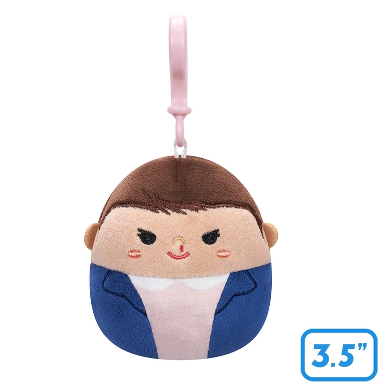 SQUISHMALLOW 3.5" PLUSH CLIP STRANGER THINGS - ELEVEN - Toyworld Frankston