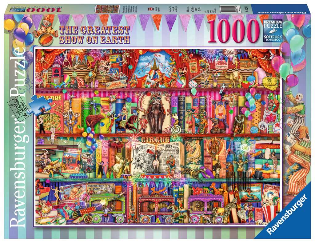 RAVENSBURGER - THE GREATEST SHOW ON EARTH1000PC - Toyworld Frankston