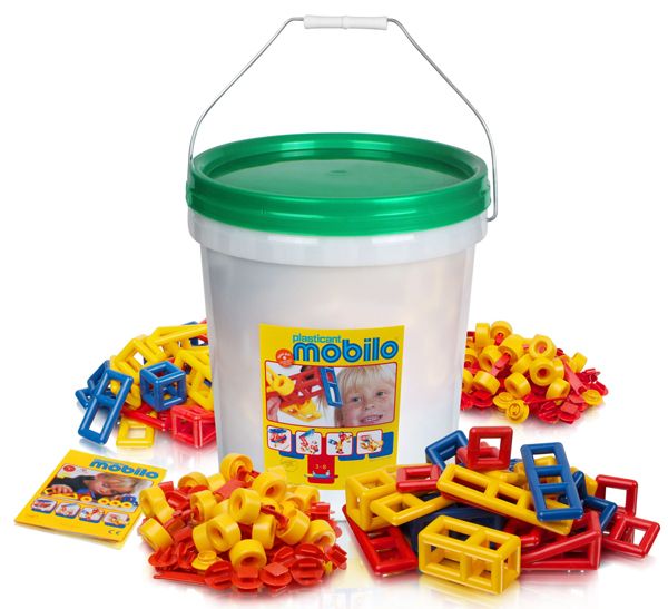 PLASTICANT MOBILO - CONSTRUCTION SET GIANT BUCKET - Toyworld Frankston