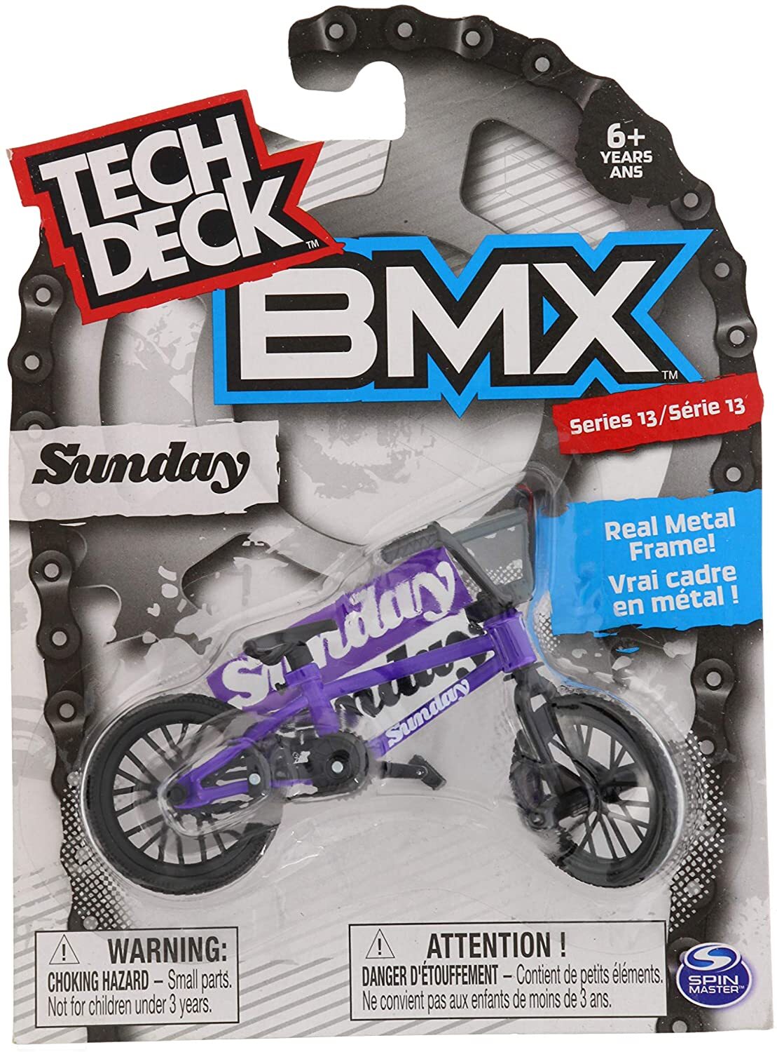 TECH DECK BMX SERIES 13 SINGLE PACK SUNDAY PURPLE - Toyworld Frankston