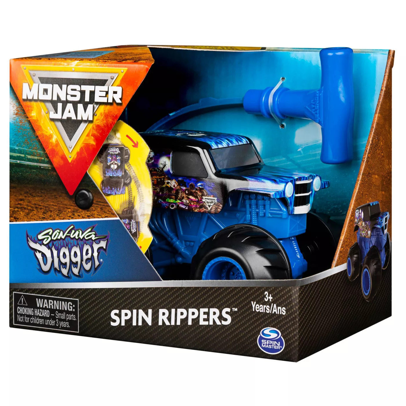 MONSTER JAM 1:43 RIP IT AND SPIN IT ASST - Toyworld Frankston