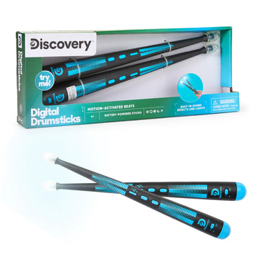DISCOVERY - DIGITAL MOTION ACTIVATED DRUM STICKS - Toyworld Frankston