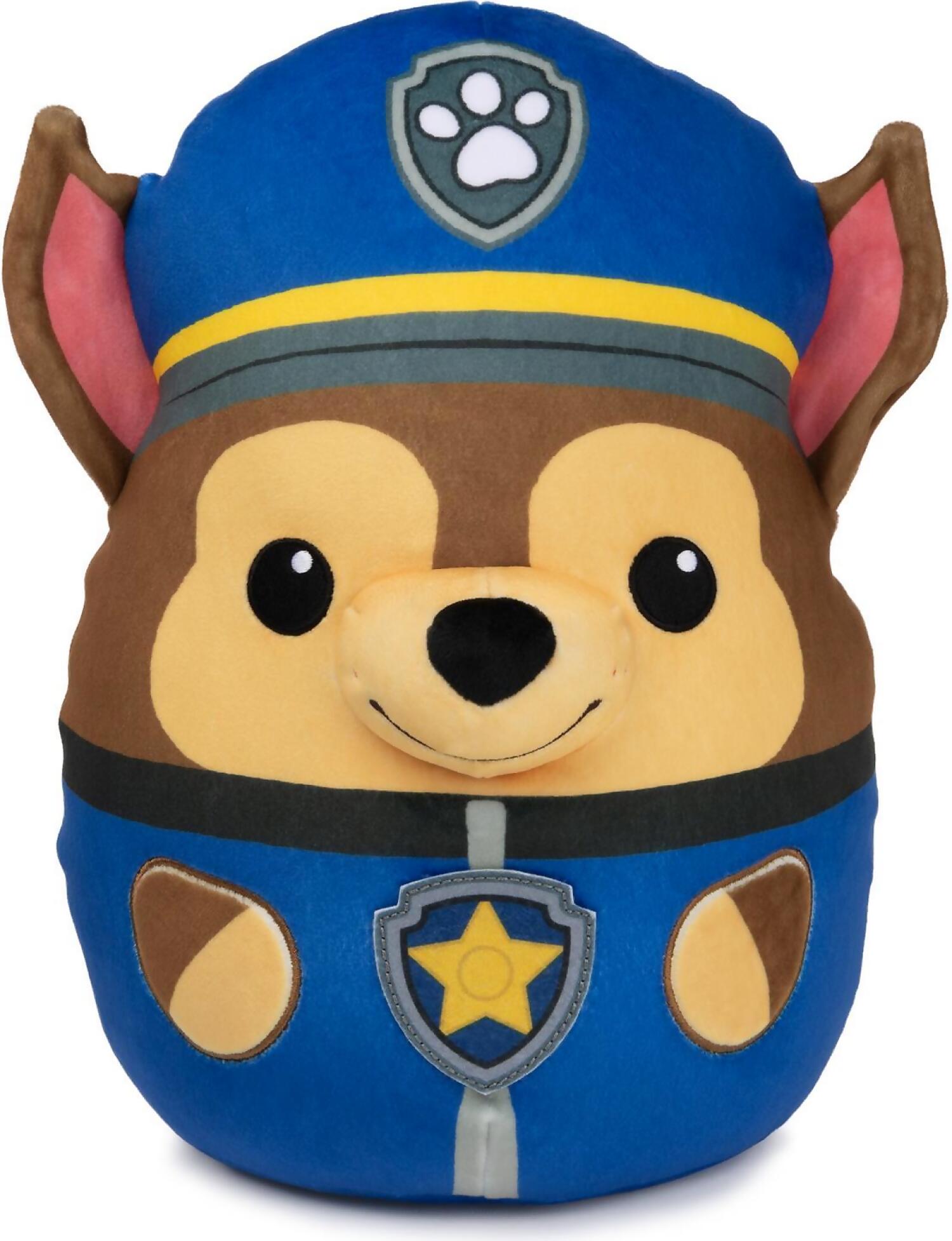 PAW PATROL - 12 INCH SQUISHIE PLUSH - CHASE - Toyworld Frankston