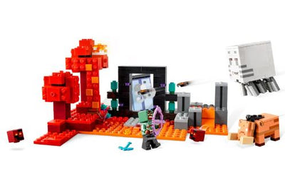 LEGO 21255 MINECRAFT THE NETHER PORTAL AMBUSH - Toyworld Frankston