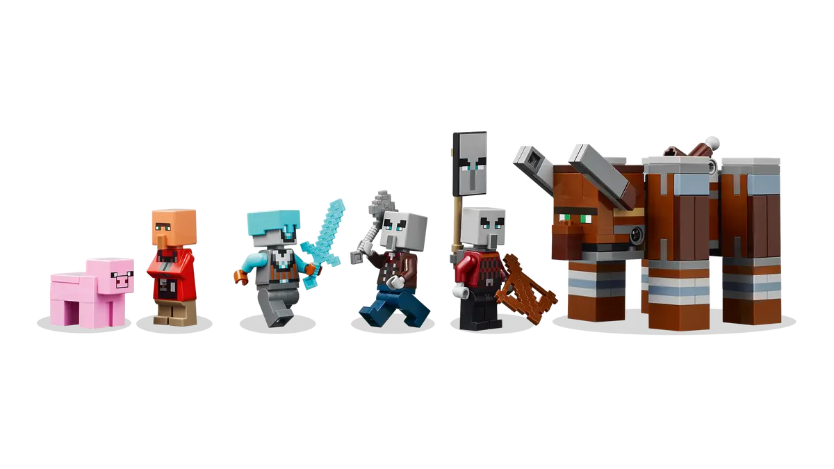 LEGO 21278 MINECRAFT - THE PILLAGER OUTPOST AND RAVAGER