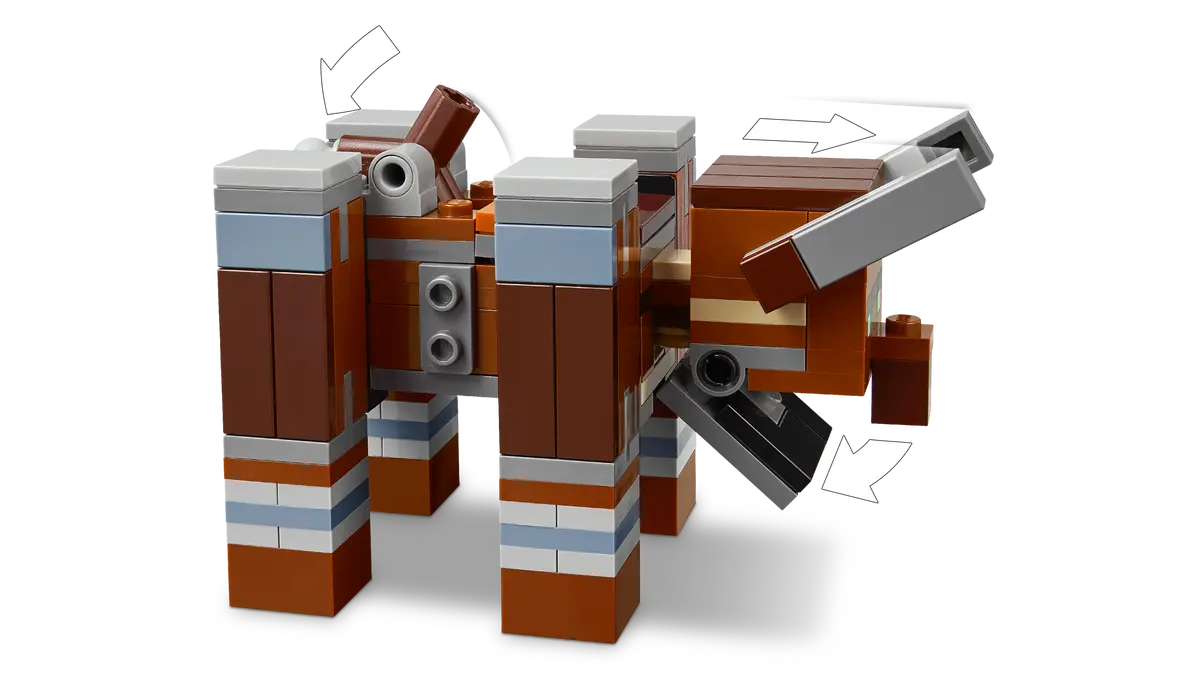 LEGO 21278 MINECRAFT - THE PILLAGER OUTPOST AND RAVAGER