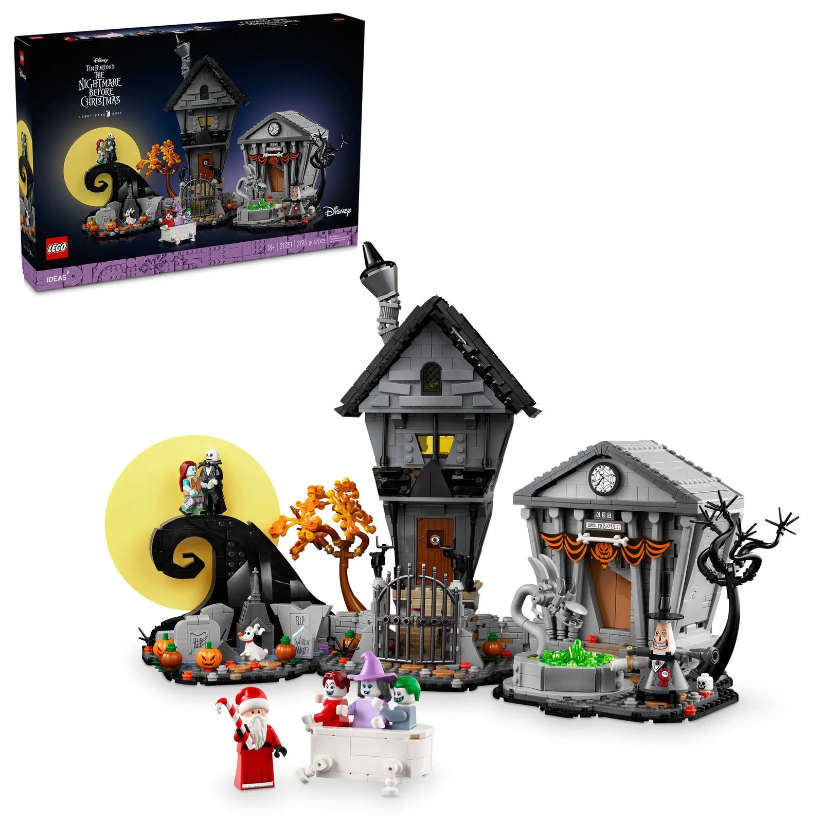 LEGO 21351 IDEAS - TIM BURTON'S THE NIGHTMARE BEFORE CHRISTMAS - Toyworld Frankston