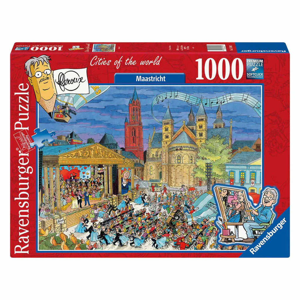 RAVENSBURGER 175802 - CITIES OF THE WORLD MAASTRICHT 1000 PIECE PUZZLE - Toyworld Frankston