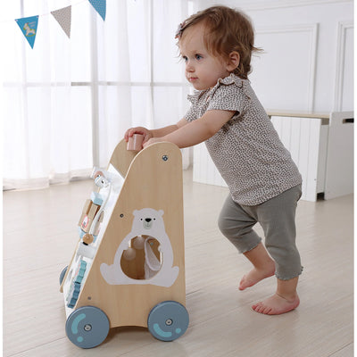 EDUFUN WOODEN MULTI ACTIVITY WALKER - Toyworld Frankston