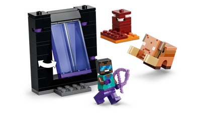 LEGO 21584 MINECRAFT - NETHER AND END PORTAL JOURNEY - Toyworld Frankston