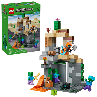 LEGO 21587 MINECRAFT - ZOMBIE DUNGEON - Toyworld Frankston