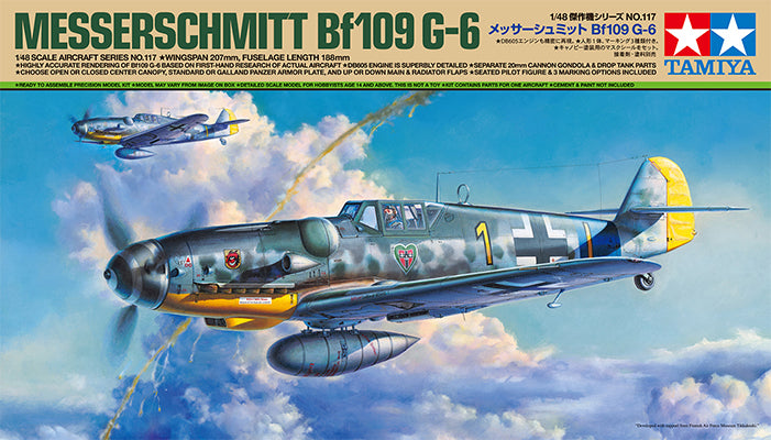 TAMIYA MESSERSCHMITT 1/48 BF 109 G-6 - Toyworld Frankston