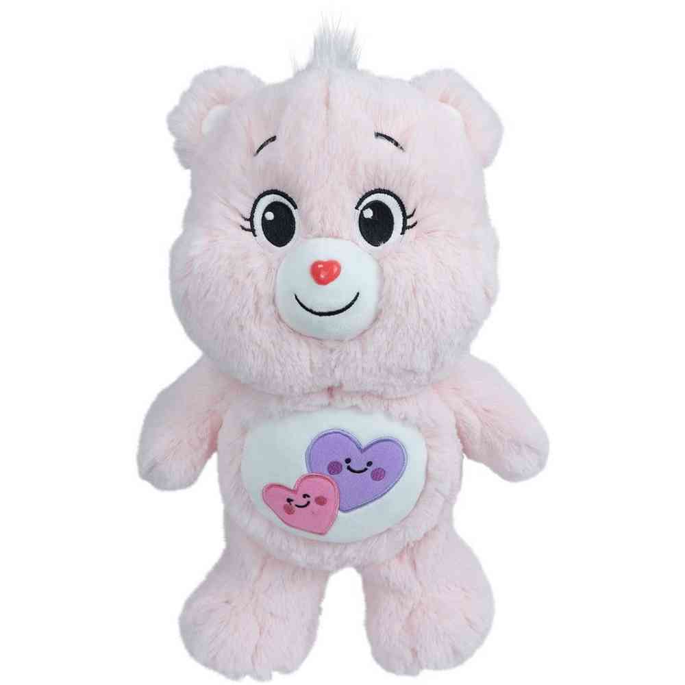 CARE BEAR STANDING MEDIUM PLUSH - SWEET MESSAGES BEAR - Toyworld Frankston