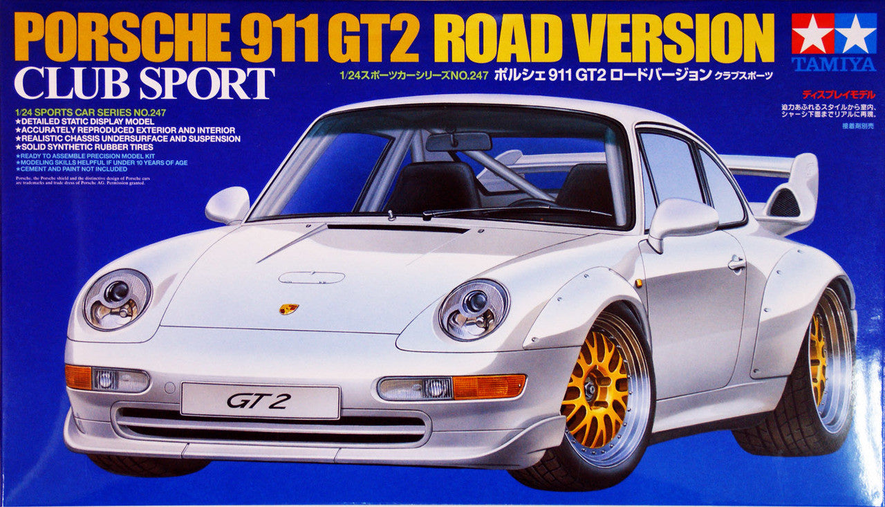 TAMIYA 1/24 PORSCHE 911 GT2 ROAD VERSION