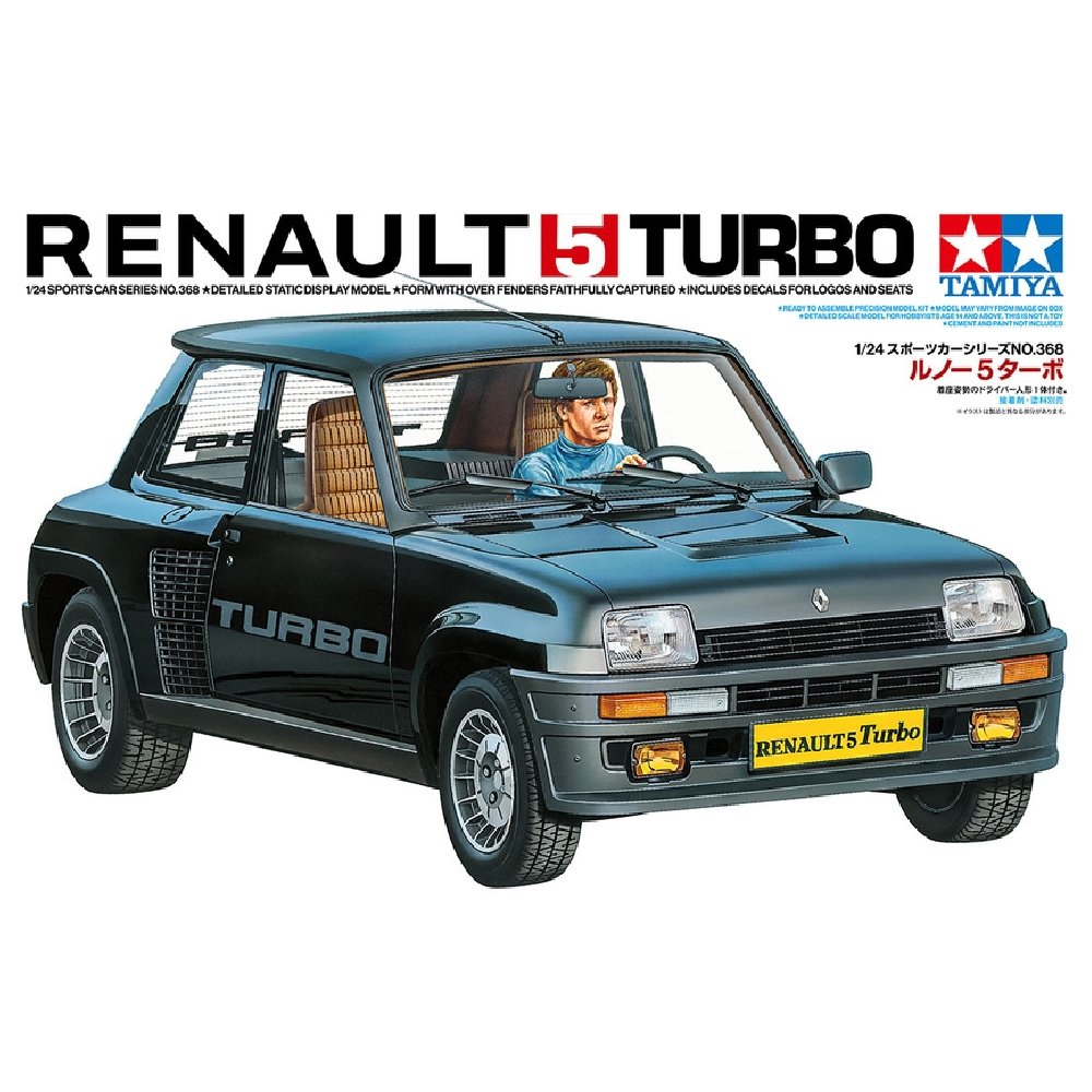 TAMIYA 1:24 RENAULT 5 TURBO MODEL KIT - Toyworld Frankston
