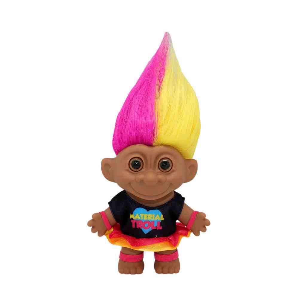 GOOD LUCK TROLLS SINGLE FIGURE - MATERIALTROLL - Toyworld Frankston