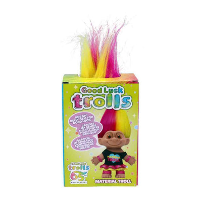 GOOD LUCK TROLLS SINGLE FIGURE - MATERIALTROLL - Toyworld Frankston