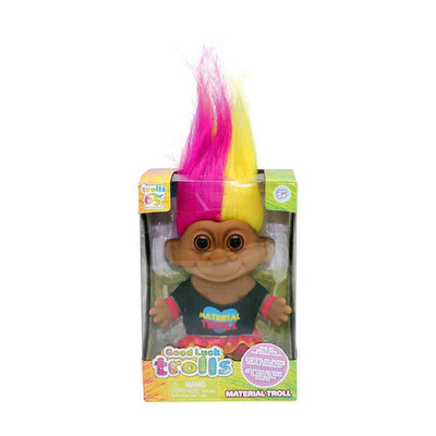 GOOD LUCK TROLLS SINGLE FIGURE - MATERIALTROLL - Toyworld Frankston
